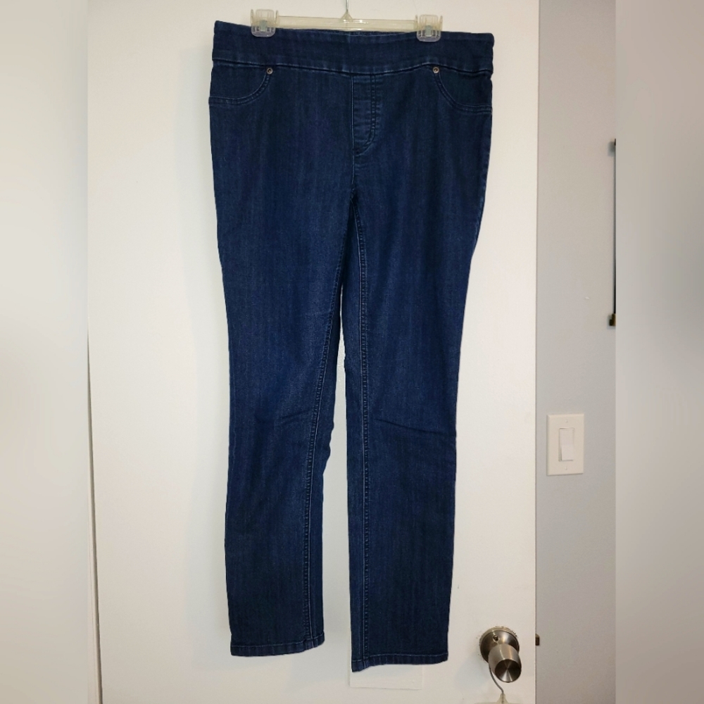 Chico's Size 15 Dark Blue Jeggings